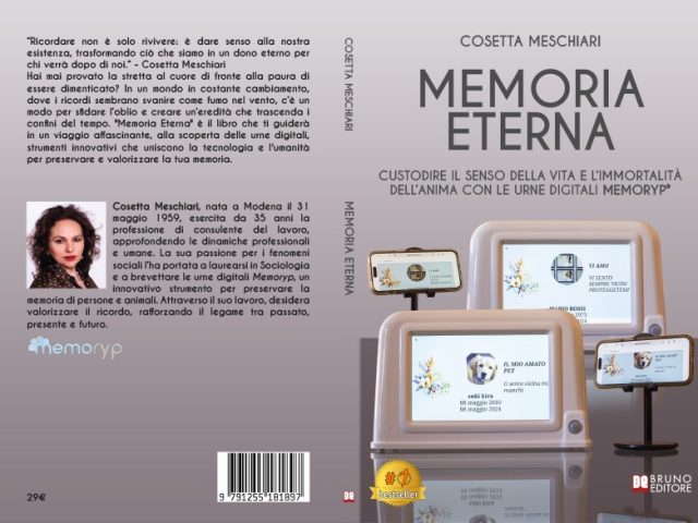 Memoria Eterna: Bestseller il libro di Cosetta Meschiari sull’innovazione tecnologica per la conservazione della memoria