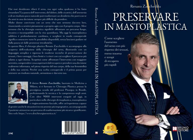 Preservare In Mastoplastica: il libro di Renato Zaccheddu per chi desidera migliorare il proprio aspetto estetico rispettando il corpo