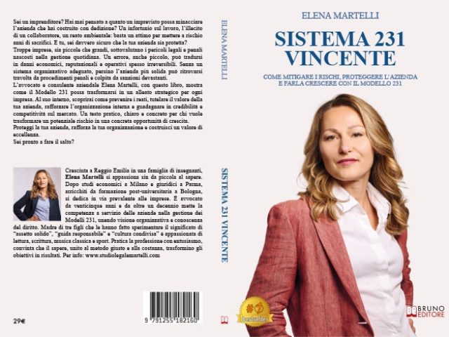 Sistema 231 Vincente: Bestseller il libro di Elena Martelli sull’importanza del Modello 231 per la protezione aziendale