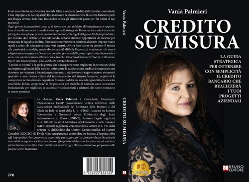 Credito Su Misura: Bestseller il libro di Vania Palmieri sull’importanza della comunicazione efficace per avere accesso al credito bancario