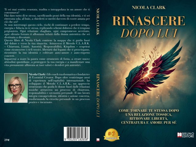 Rinascere Dopo Lui: Bestseller il libro di Nicola Clark sull’importanza di “dire no” alle relazioni narcisistiche attraverso la propria forza interiore